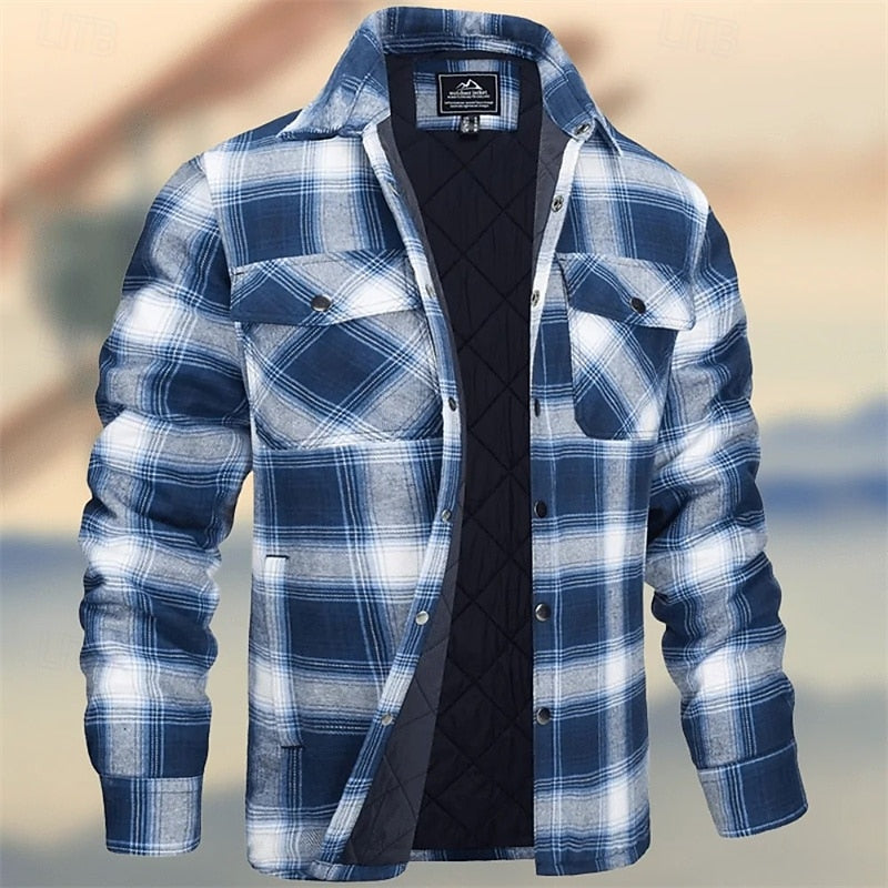 Jonathan | Rugged Quilted Shirt Jacket