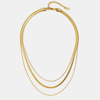 Gold Multi Layered Necklace