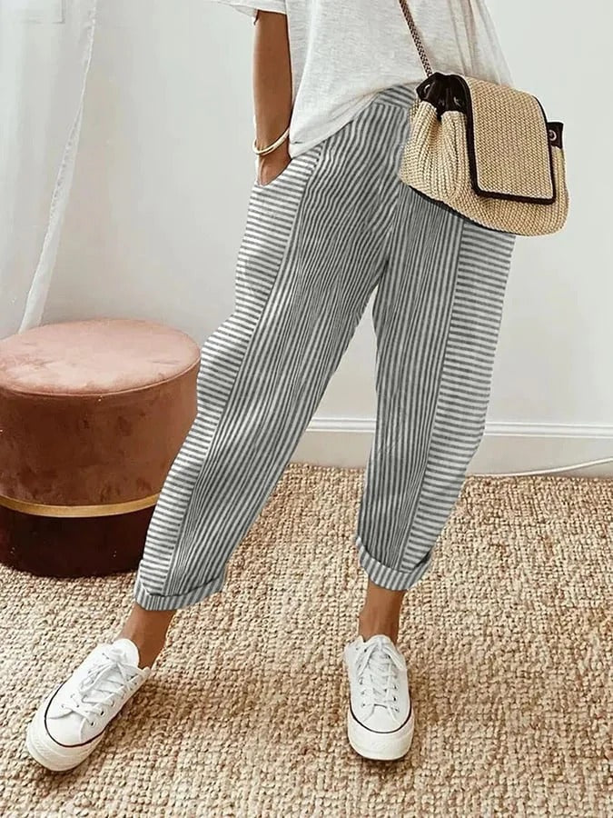 Lily - Striped Lily Pants