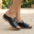 JEMIMA™ | BLOCK HEEL SLIP-ON SANDALS
