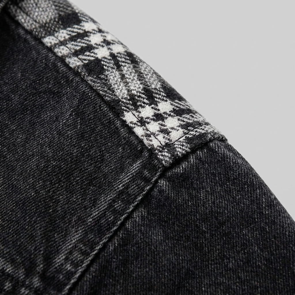 Viora Denim Jacket - stofdetail