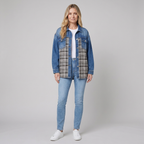 Viora Denim Jacket blauw - model