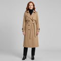 Dalia maxi trench camel front