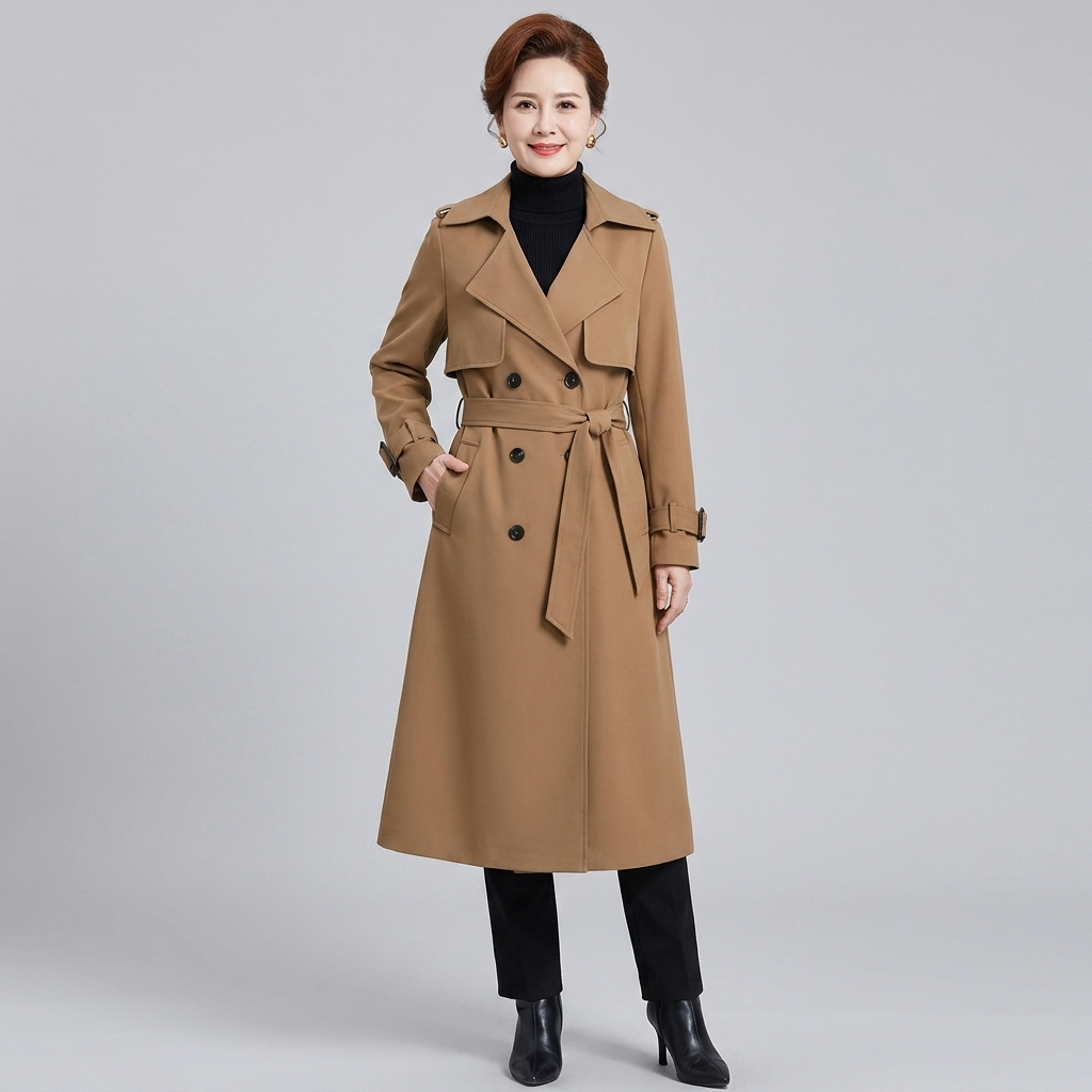 Dalia maxi trench pose