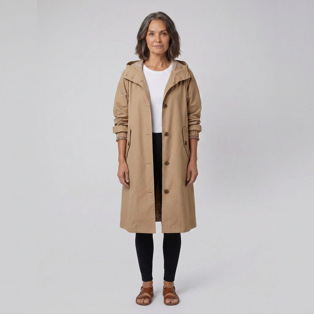 Women's Waterproof Jacket – Windproof Hooded Shell