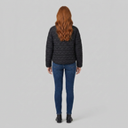 Women's Quilted Jacket – Lightweight, Collarless
