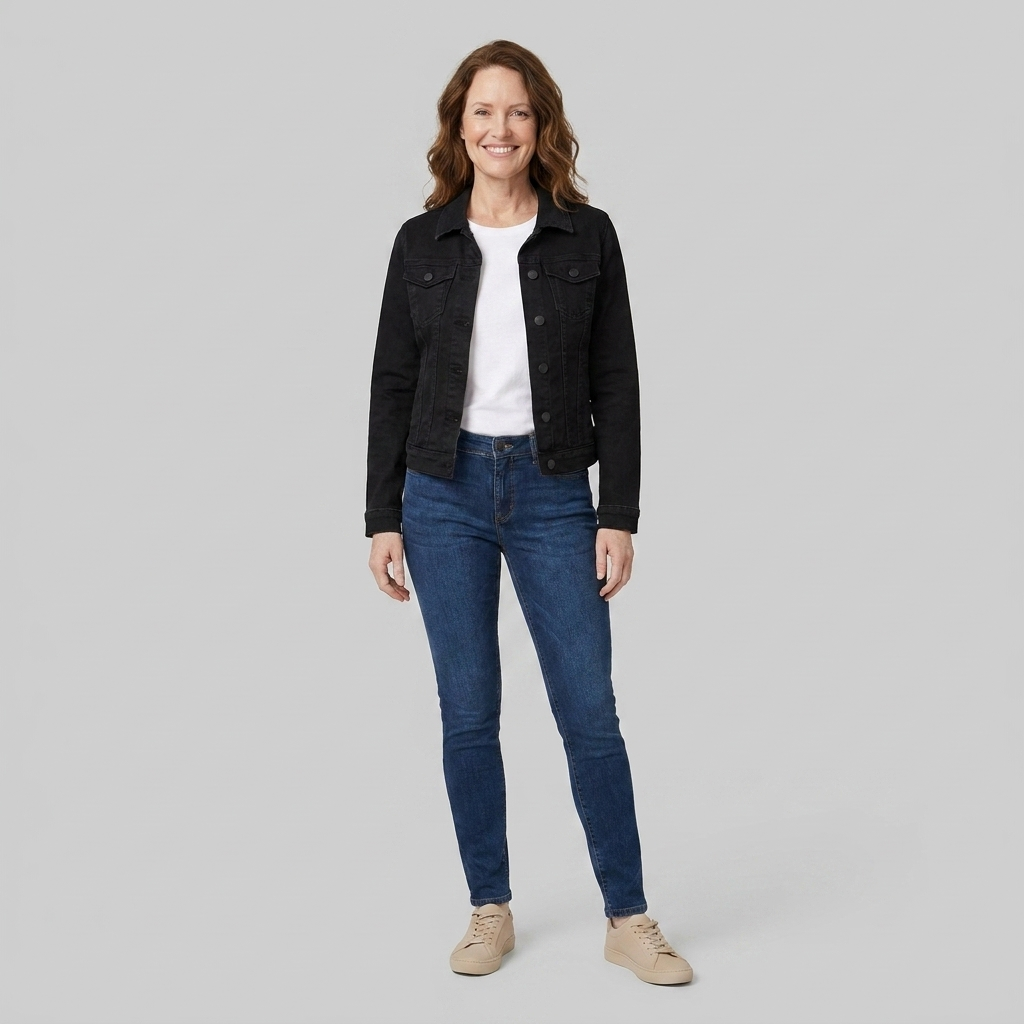 Women's Denim Jacket – Slim Fit, Classic Design