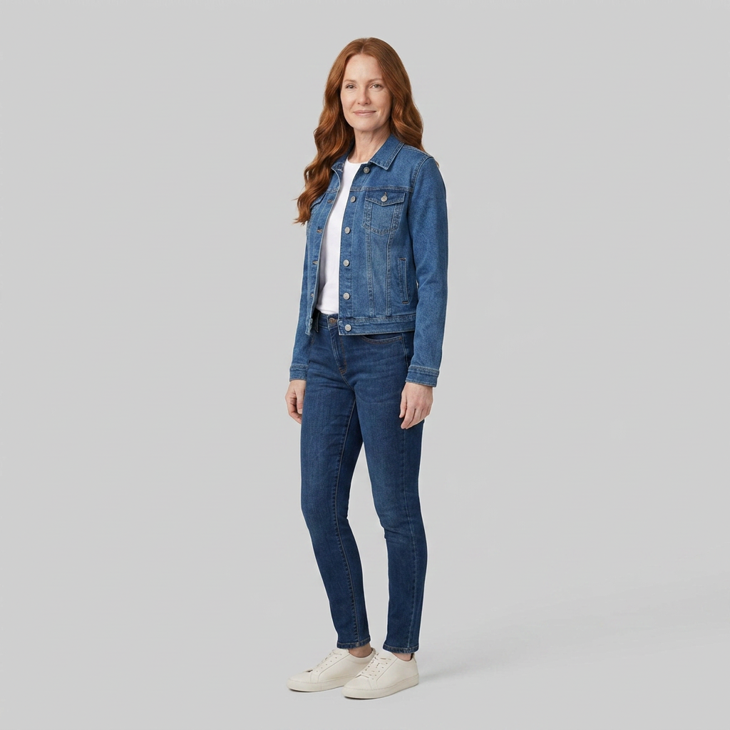 Women's Denim Jacket – Slim Fit, Classic Design