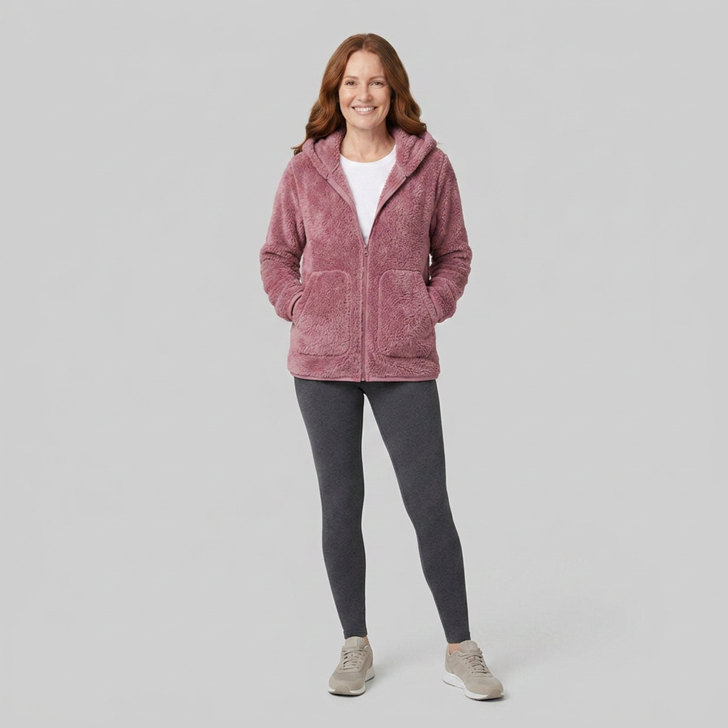 Hooded Fleece Jacket - Women's Full-Zip Fleece Jacket