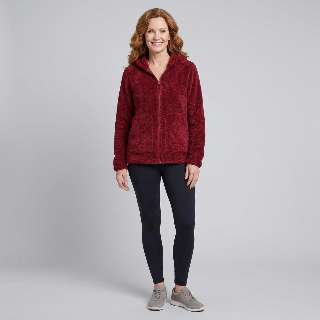 Hooded Fleece Jacket - Women's Full-Zip Fleece Jacket