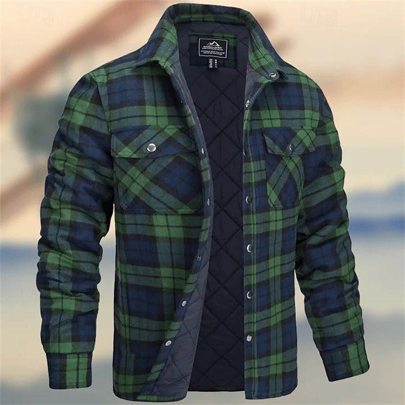 Jonathan | Rugged Quilted Shirt Jacket