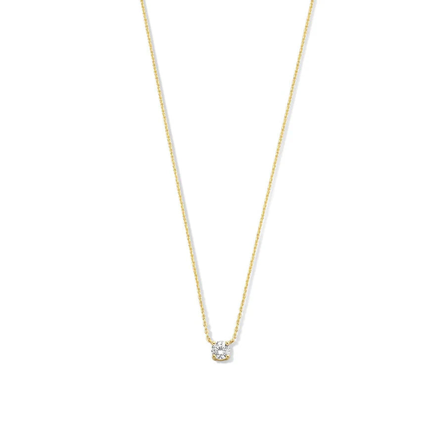 Clea | Moissanite Stone Necklace