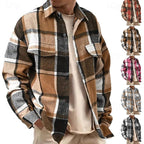 Ezra rugged plaid overshirt