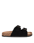 Rosalie two-strap comfort sandal in black