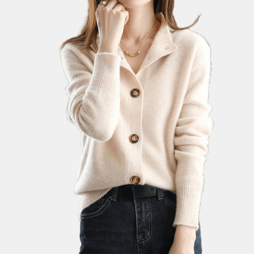 Rianne Luxurious Knit Cardigan – front view