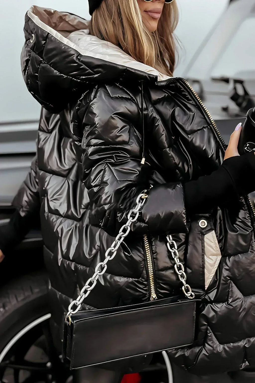 Ardella | Elegant Padded Hooded Coat