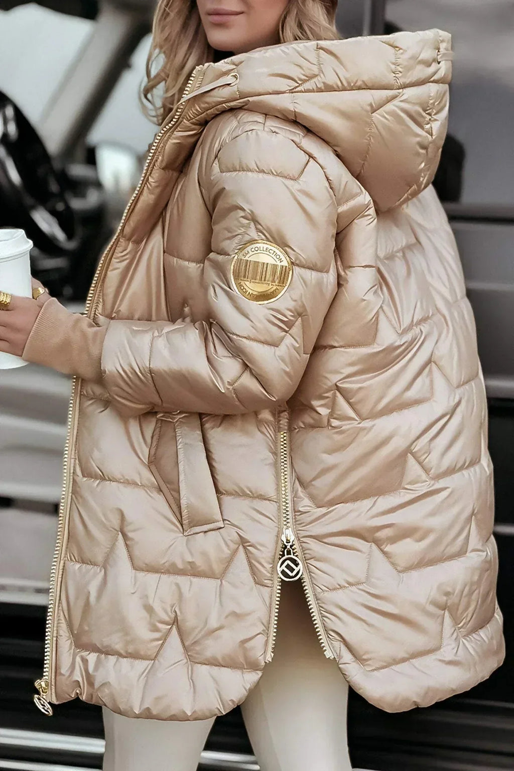 Ardella | Elegant Padded Hooded Coat