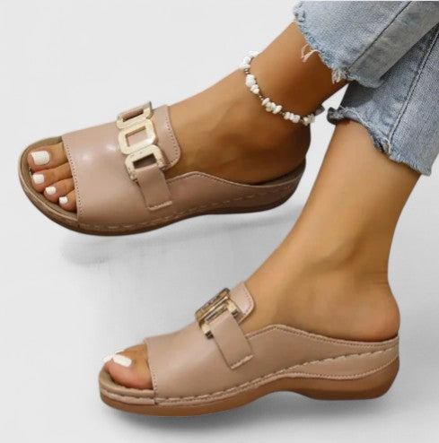 Sienna | Comfortable Orthopedic Buckle Sandal