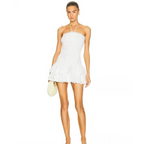 Dahlia | Smocked Strapless Mini Dress