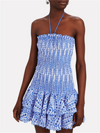 Dahlia | Smocked Strapless Mini Dress