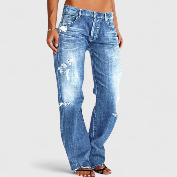 Delaney | Rugged Wide-Leg Jeans