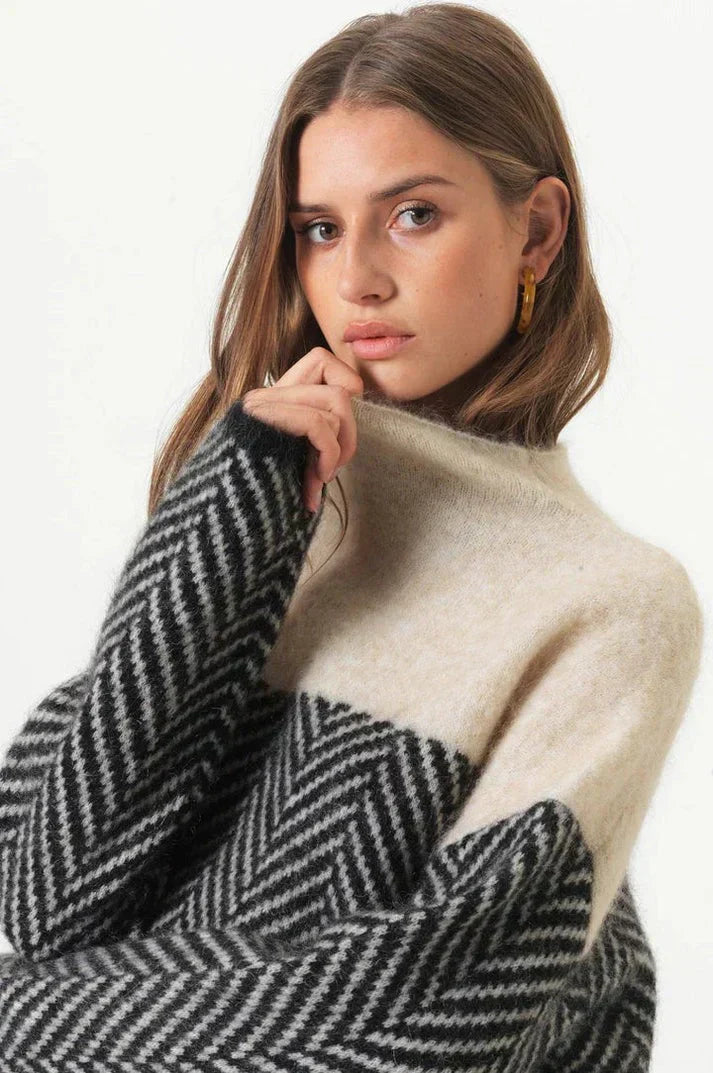 June |  COZY TURTLENECK SWEATER