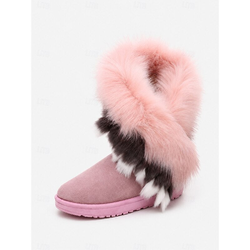 Ramona | Fluffy-Trimmed Winter Boots
