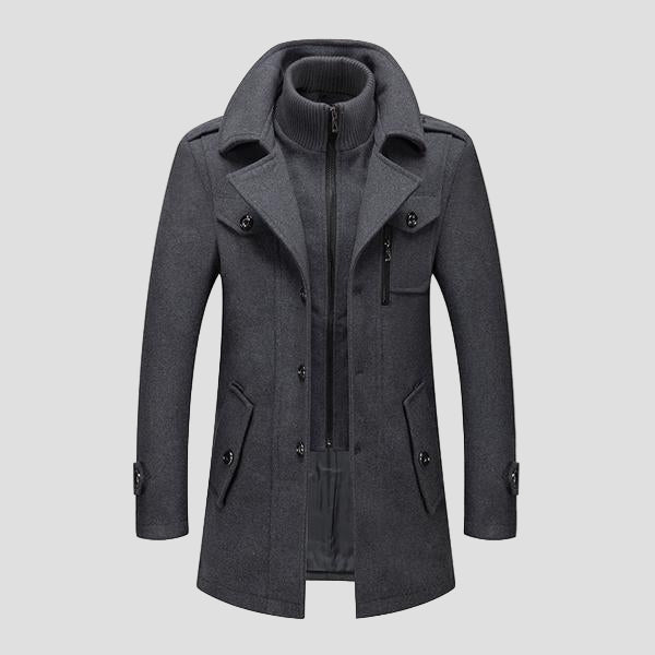 Rhett | Retro Double Collar Coat