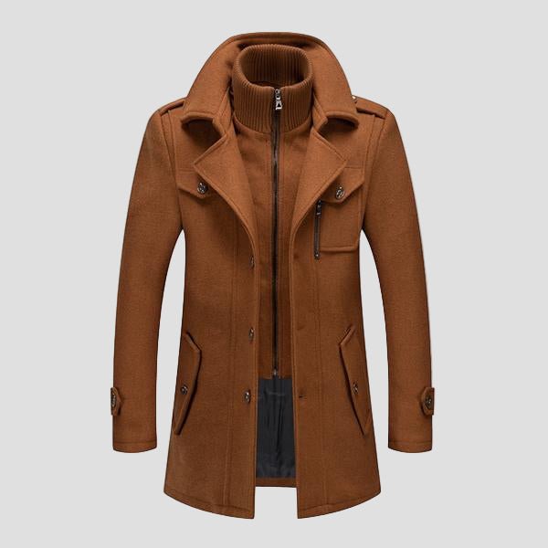 Rhett | Retro Double Collar Coat