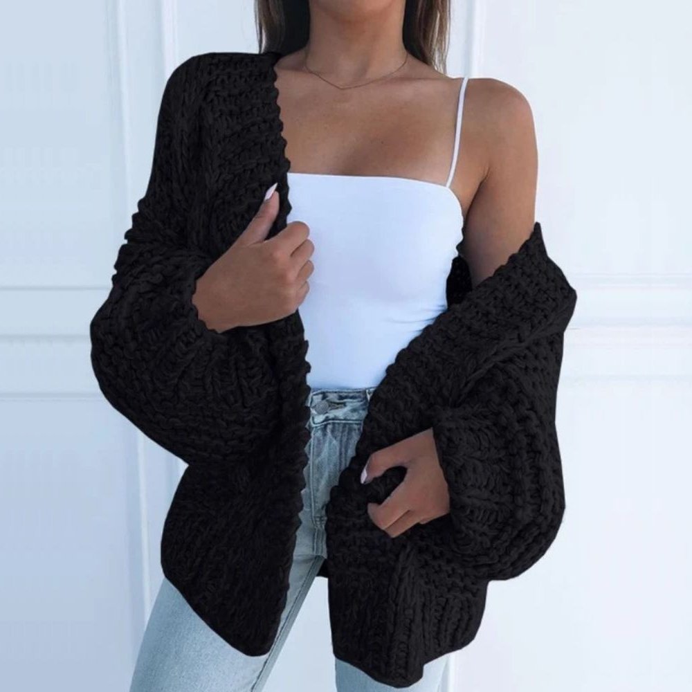Cecily | Chunky Knit Cardigan