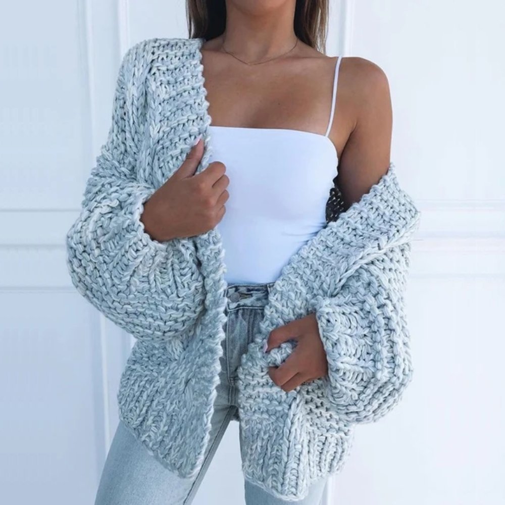 Cecily | Chunky Knit Cardigan