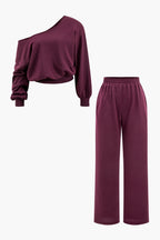 Lona | Asymmetric Top and Pants Set