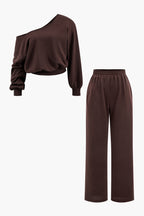 Lona | Asymmetric Top and Pants Set