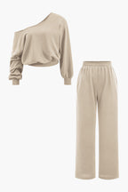 Lona | Asymmetric Top and Pants Set