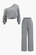 Lona | Asymmetric Top and Pants Set