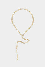 Luxe body chain jewelry made from durable alloy featuring an adjustable design, perfect for enhancing any outfit with elegance and style. - 2