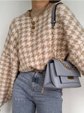 Houndstooth Sweater – front view