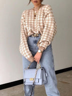 Houndstooth Sweater – back view