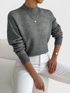 Wren | Elegant Mock-Neck Sweater