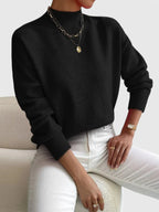 Wren | Elegant Mock-Neck Sweater