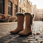 Adriana | Fur-Trimmed Knee-High Winter Boots