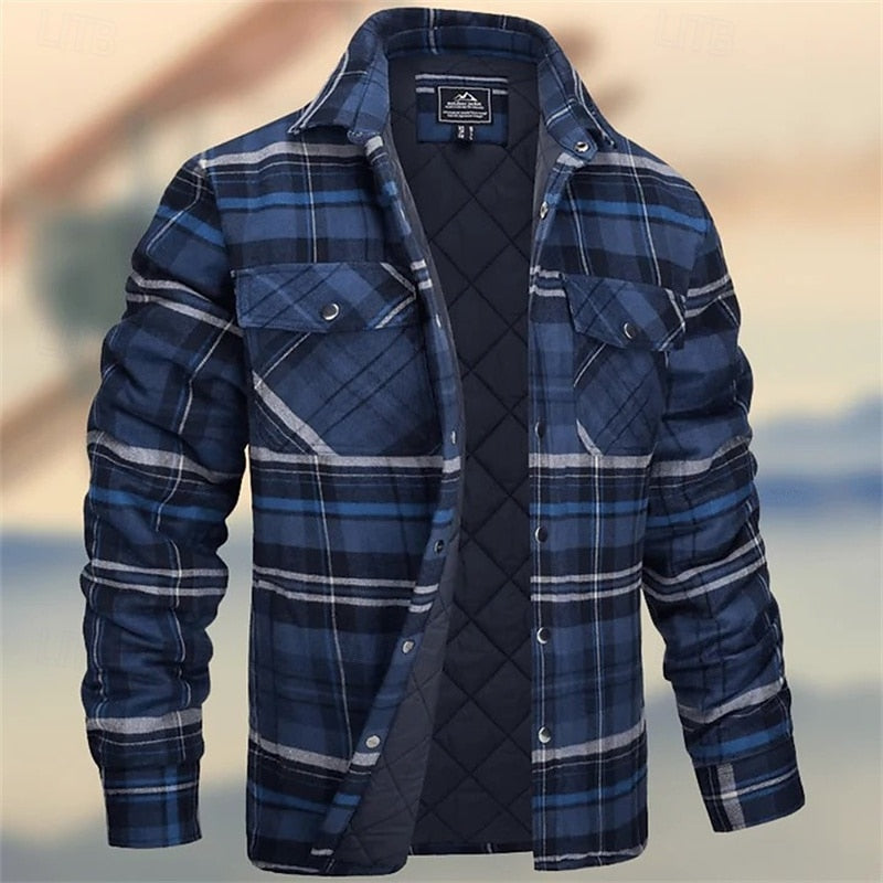 Jonathan | Rugged Quilted Shirt Jacket