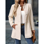 Fiona | Elegant Stand-Collar Coat