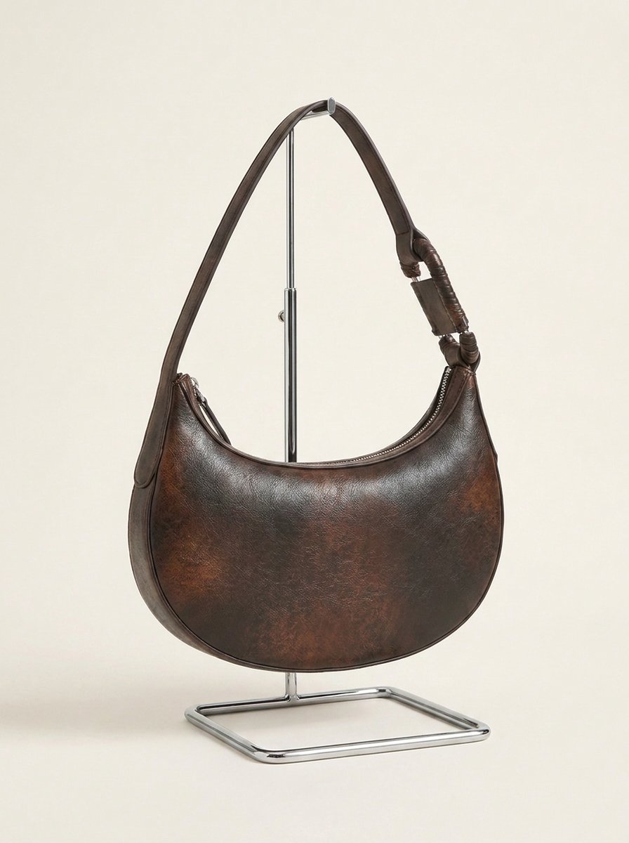 Alden shoulder bag, hanging view