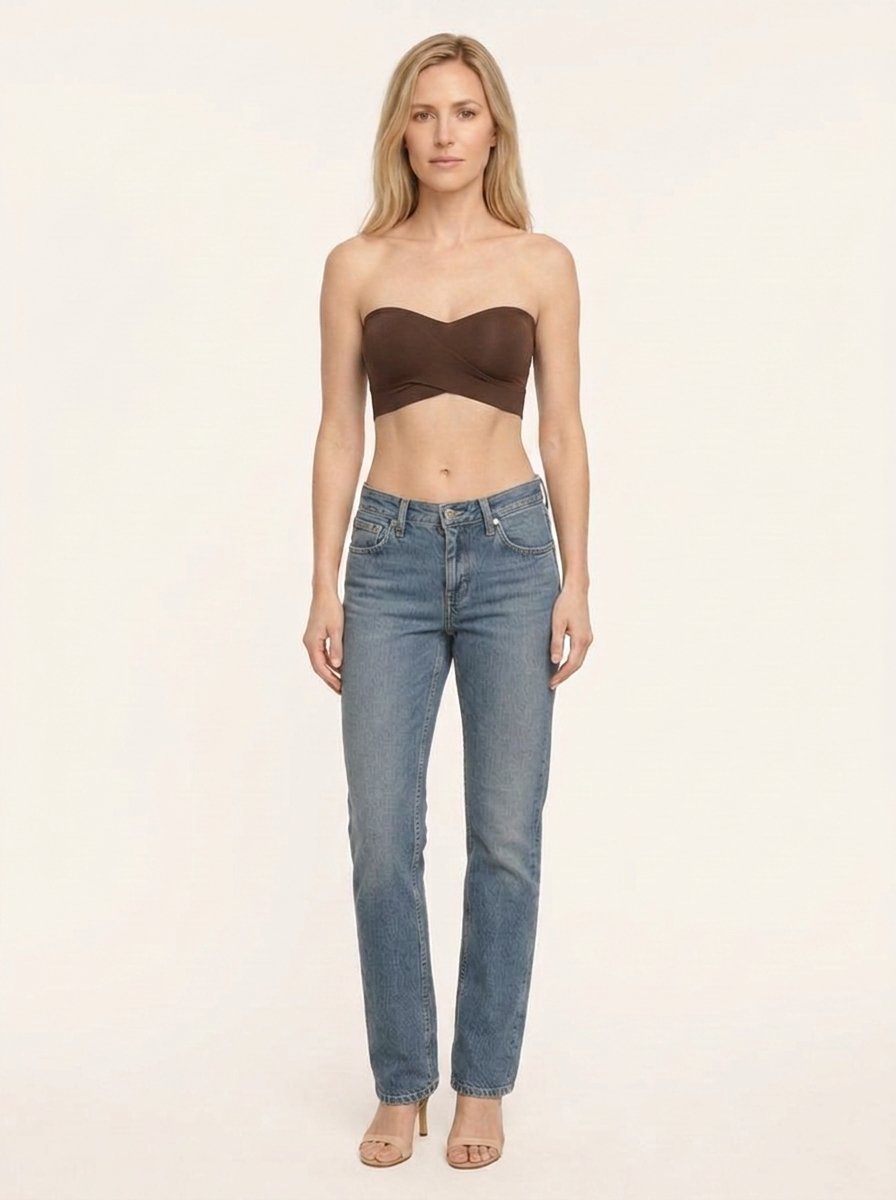 Arianell | Bandeau Bralette Seamless Criss Cross Side Closure