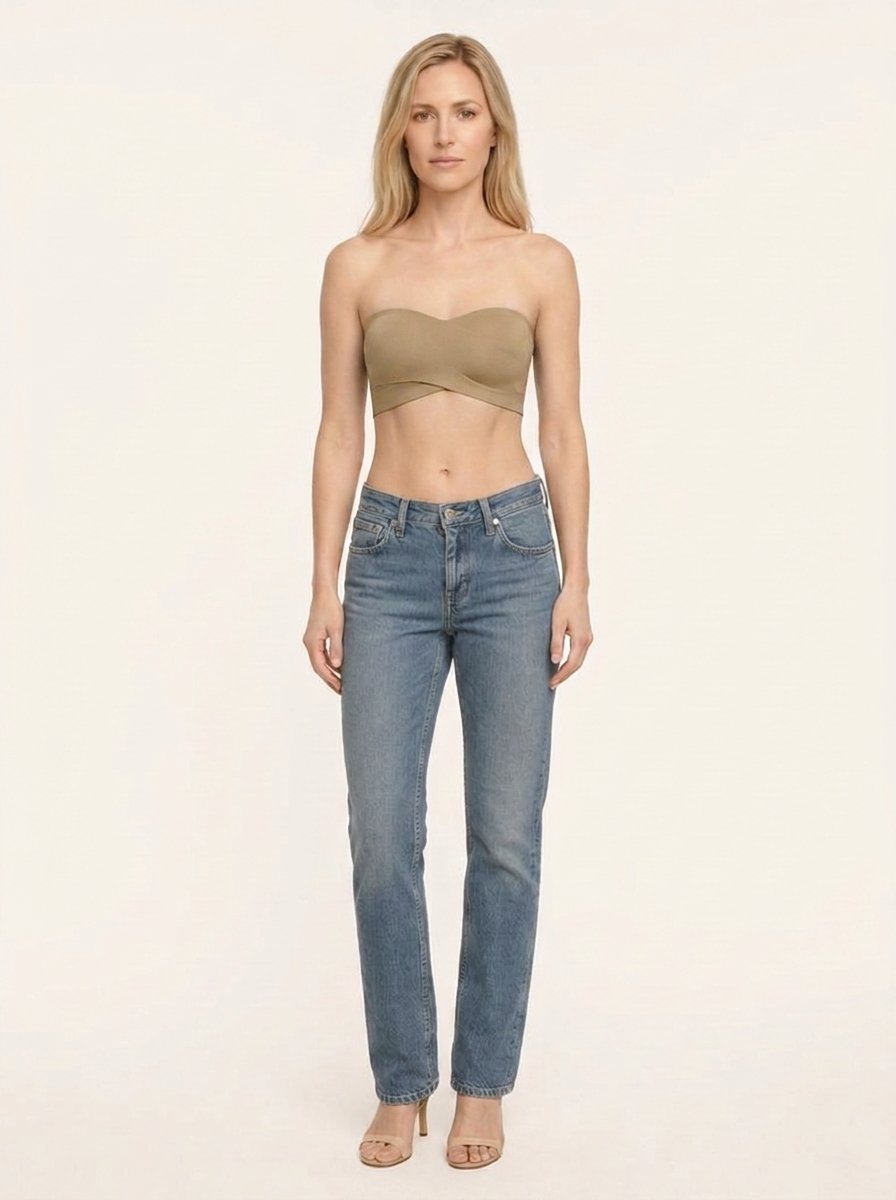 Arianell | Bandeau Bralette Seamless Criss Cross Side Closure