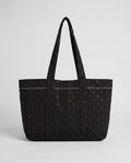 Athena Black Spot Print Tote Bag front