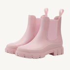 Stormy waterproof chelsea rain boots, pink