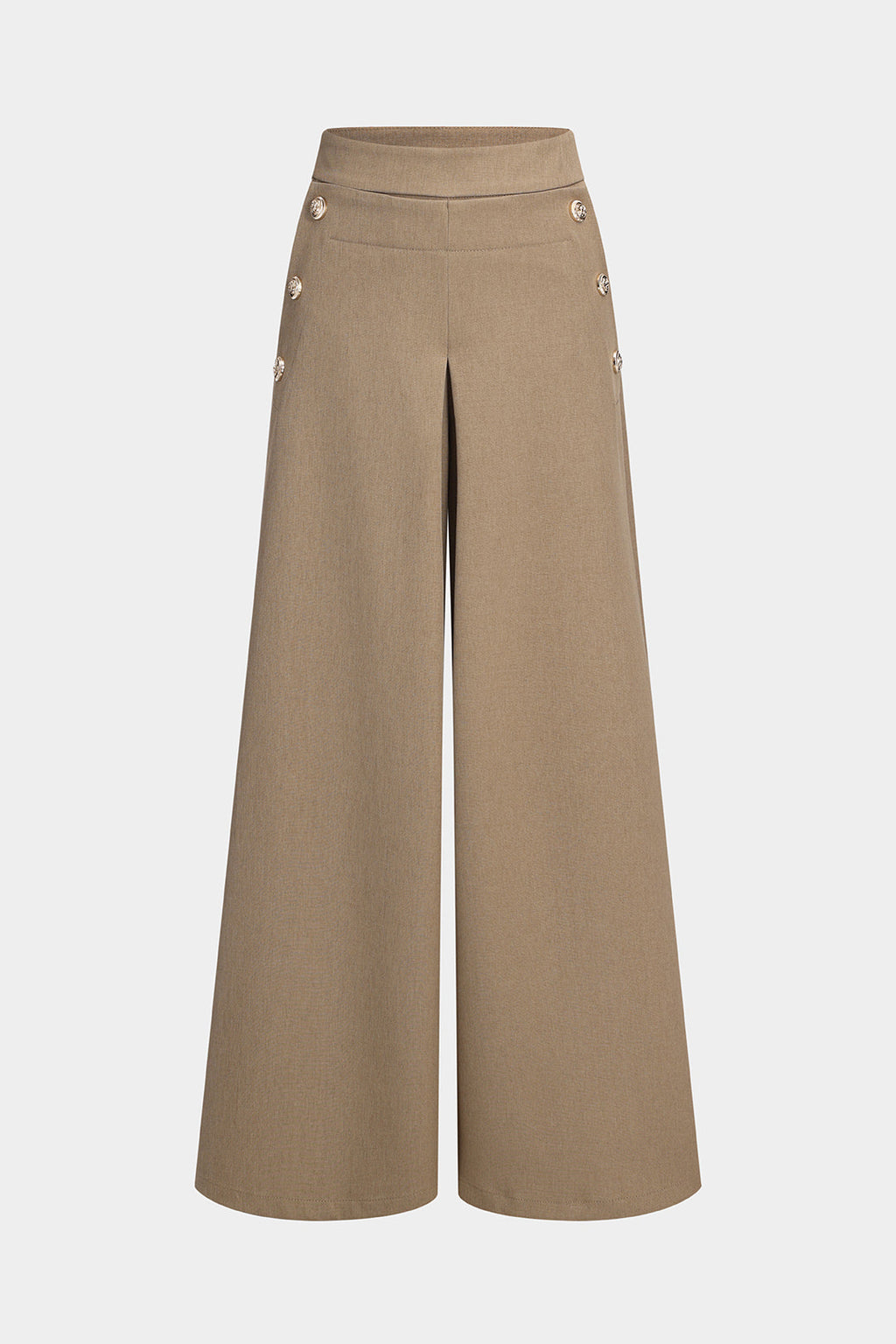 Pien | Wide Leg Ruched Trousers