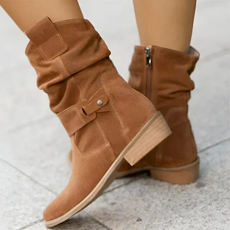 Eveline | Low Heel Ankle Boots